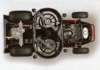Large 40 inch cutting deck on the Castelgarden